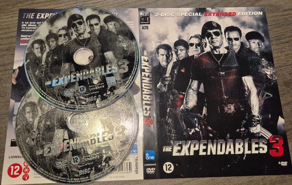 The expendables 3 (2 disc), CD & DVD, DVD | Action, Comme neuf, Action, À partir de 12 ans, Enlèvement ou Envoi