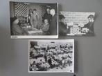 3 persfoto,s schaaksport schaken en dammen 1950-1970, Enlèvement ou Envoi, Comme neuf, Autres types