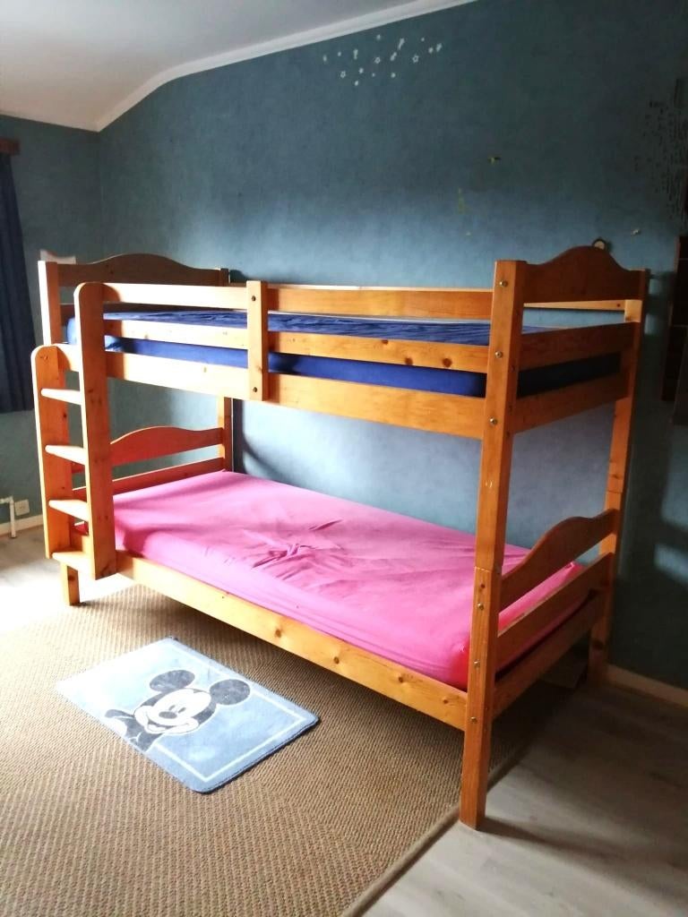 lits (2) superposés, Enfants & Bébés, Chambre d'enfant | Lits superposés & Lits mezzanines, Enlèvement, Utilisé, Lits superposés