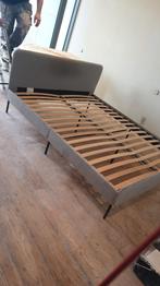 Lit 160x200, Enlèvement ou Envoi, Queen size, Utilisé, Bleu