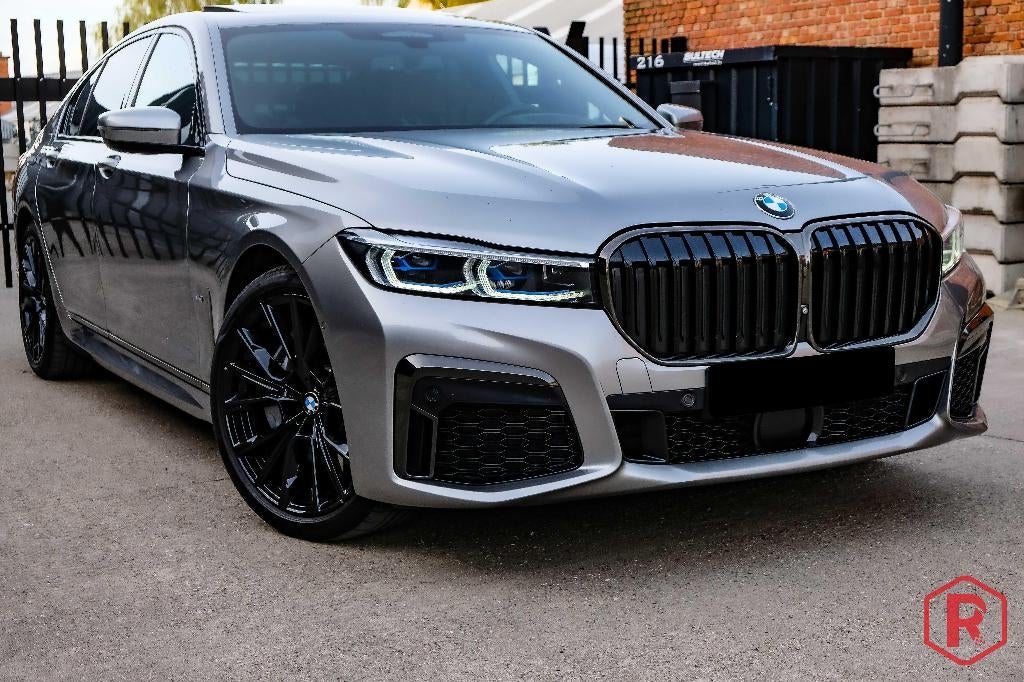 BMW 745e M Sport Laser Massage HarmanKardon, Autos, Cuir, Argent ou Gris, Achat, Entreprise