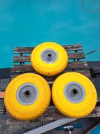 Volle banden 3 stuks maat 3.00 - 4, Caravanes & Camping, Chariots, Enlèvement