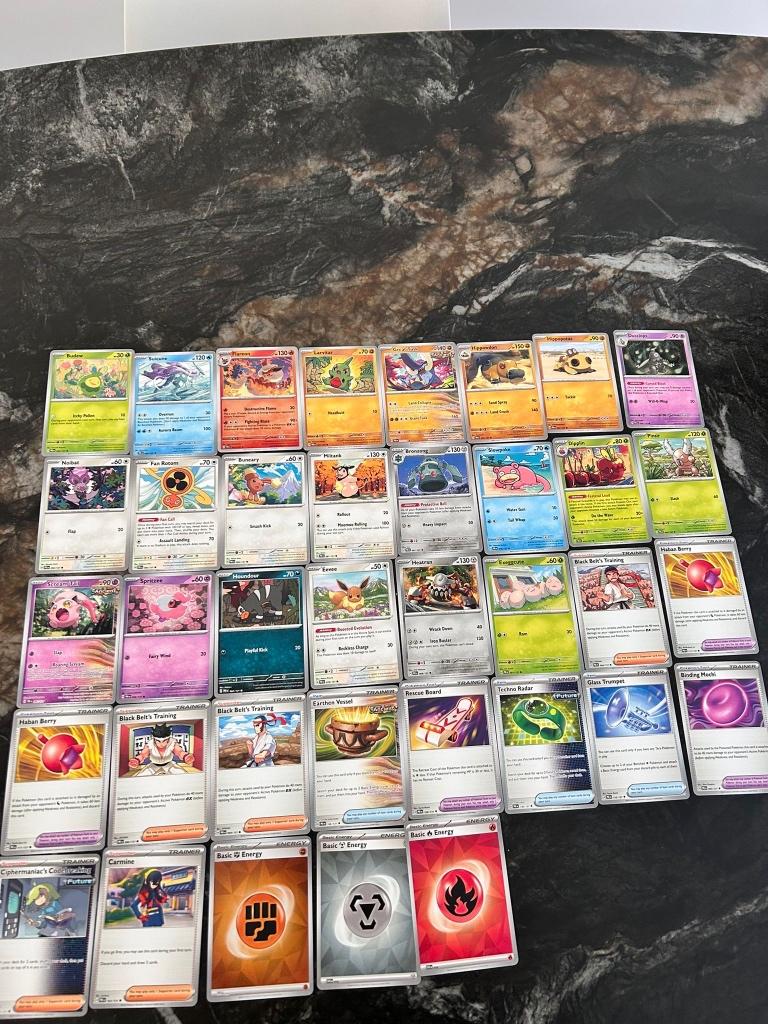 Pokémon Prismatic Evolutions base, Ophalen of Verzenden, Nieuw, Meerdere kaarten