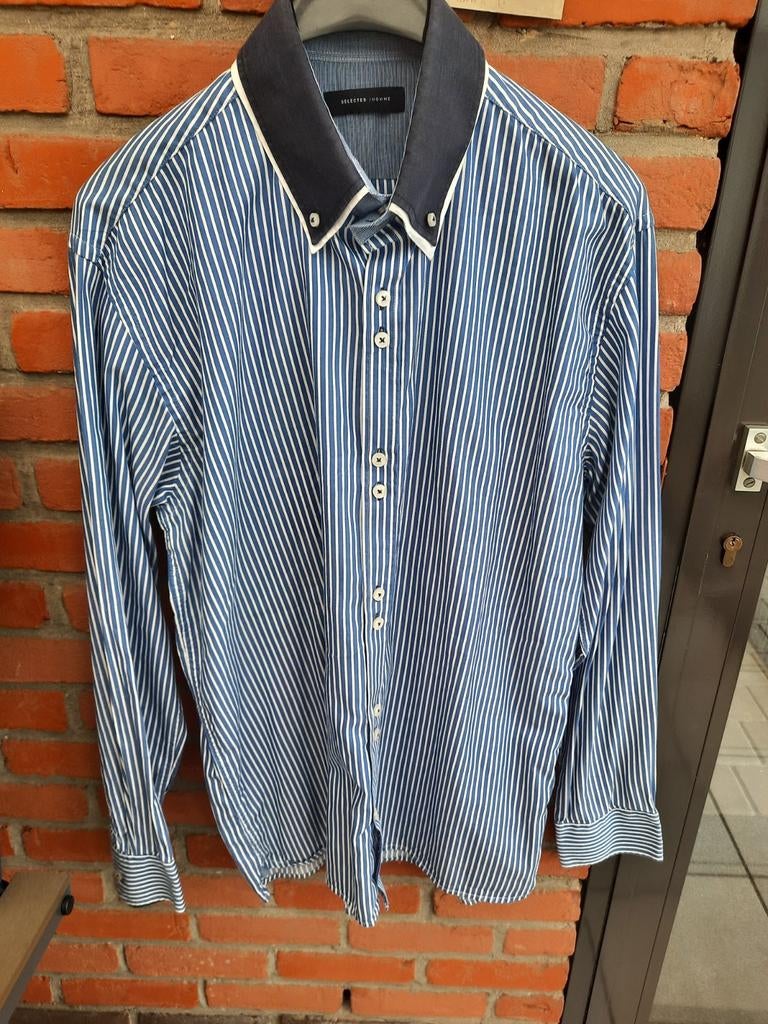 Mooi hemd van SELECTED HOMME MAAT 44 XL, Ophalen, Zo goed als nieuw, Selected Homme, Halswijdte 43/44 (XL)