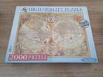 Clementoni nieuwe puzzel 2000 stukjes Wereldkaart, Ophalen