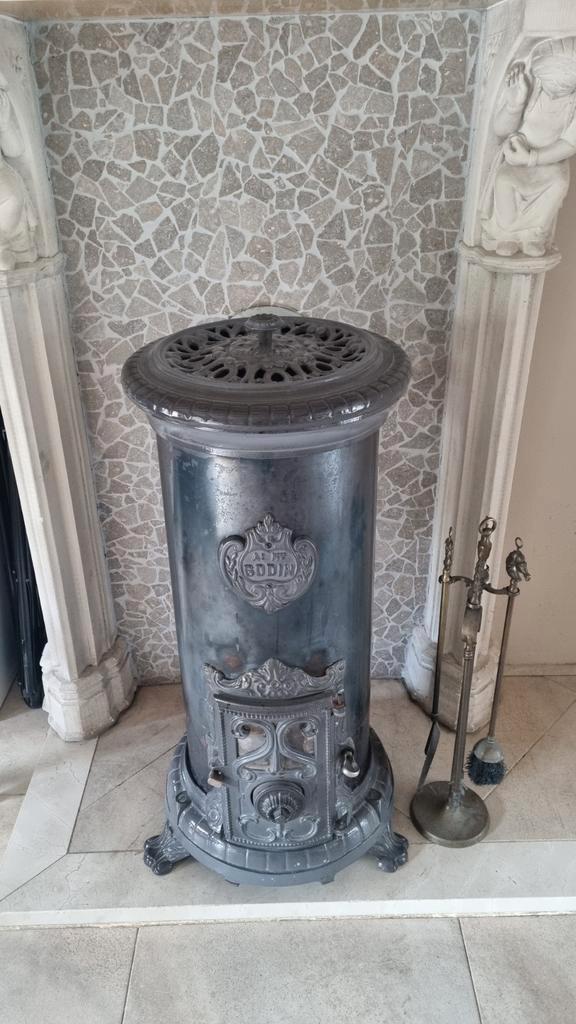 Hout / kolenkachel Godin, Maison & Meubles, Poêles, Utilisé, Poêle à bois, Bois, Enlèvement