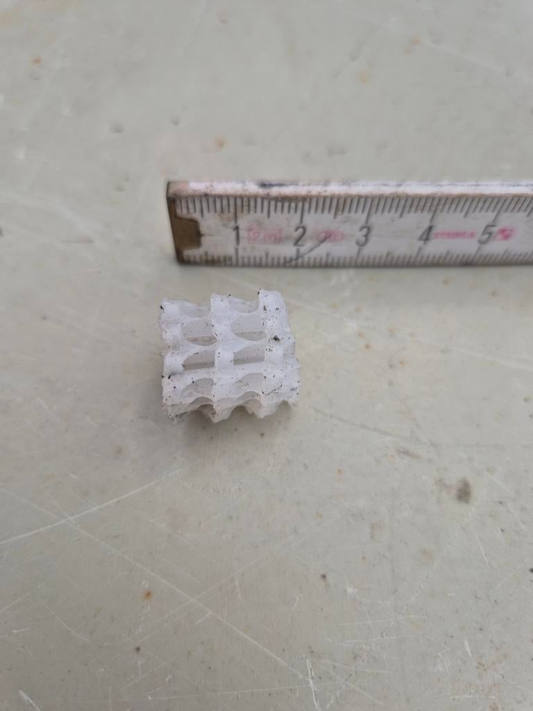 HELIX filtration bassin, Enlèvement