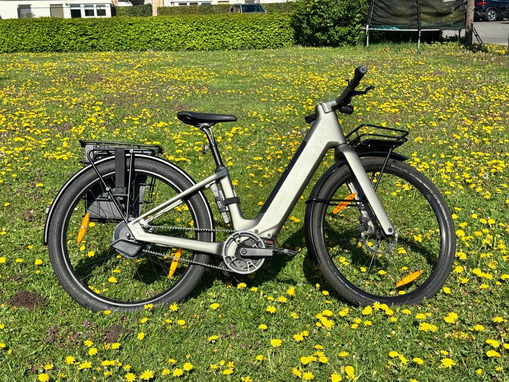 Canyon eUrban met slot en mandje, Enlèvement, Comme neuf, 30 à 50 km par batterie, Autres marques