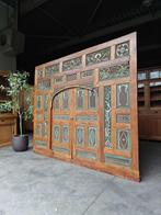 Antieke Indische poort | Uniek! XXL Wandbord | Hoofdbord, Antiek en Kunst, Ophalen of Verzenden