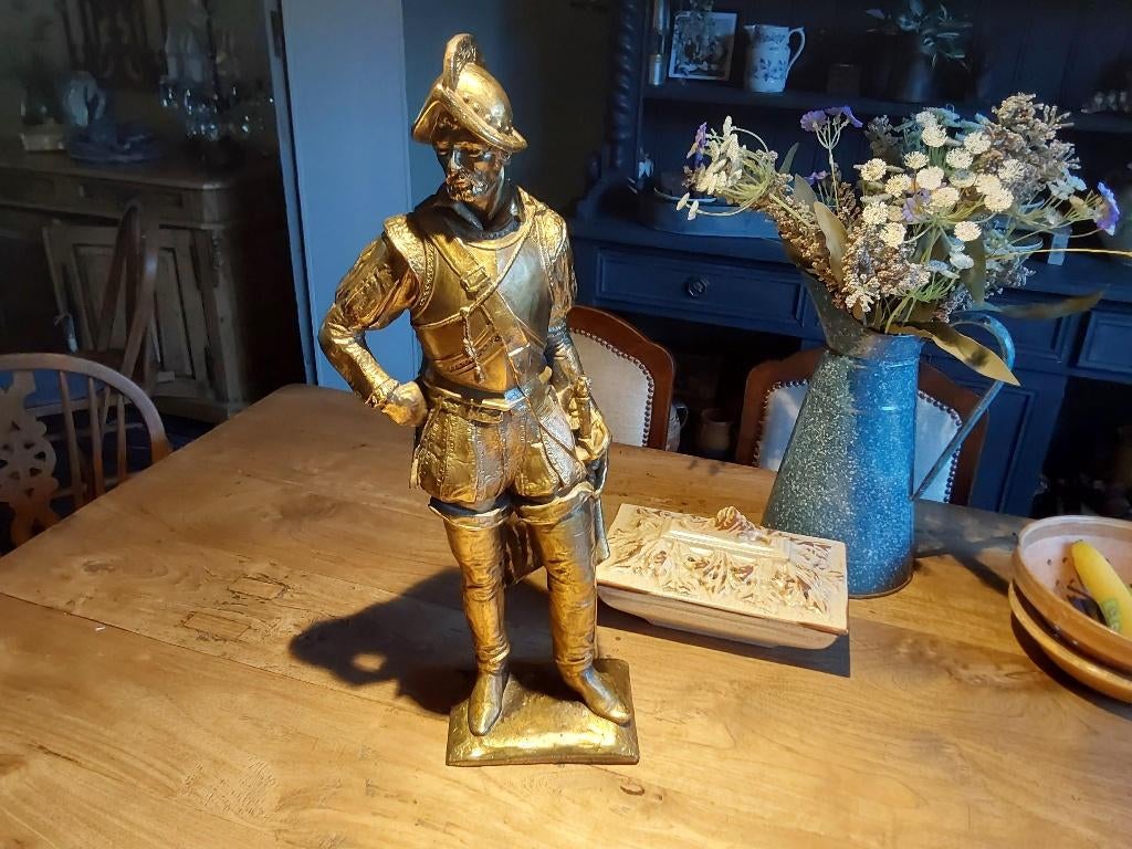 Standbeeld William Marotta (1917-2007) Comp Brons, Antiquités & Art, Enlèvement ou Envoi, Bronze