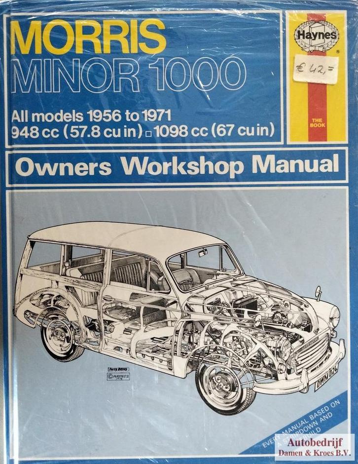 Owners workshop Manual Morris Minor 1000 1956-1971, Auto diversen, Handleidingen en Instructieboekjes, Ophalen of Verzenden