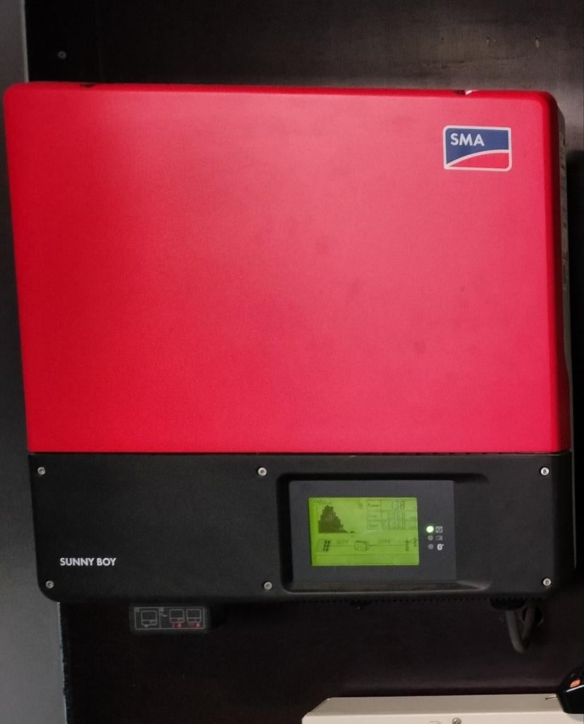 Omvormer sunnyboy, Ophalen