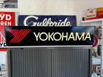 YOKOHAMA banden oude reclame lichtbak, Verzamelen, Ophalen, Gebruikt, Lichtbak of (neon) lamp