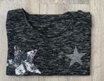 Donkergrijze trui met zilveren paillettensterren, Enfants & Bébés, Vêtements enfant | Taille 170, Enlèvement ou Envoi, Utilisé