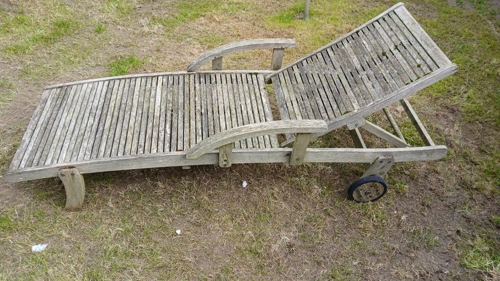 Chaise longue en bois de teck, Enlèvement