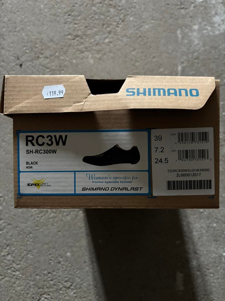 Shimano RC3W zwart 39 NIEUW, Fietsen en Brommers, Fietsaccessoires | Fietskleding, Ophalen of Verzenden, Nieuw