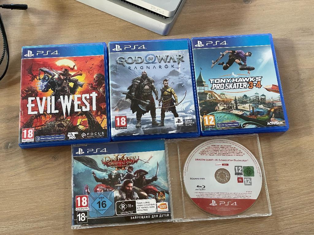 ps4 games god of war Tony hawk evil west etc, Ophalen of Verzenden, Gebruikt