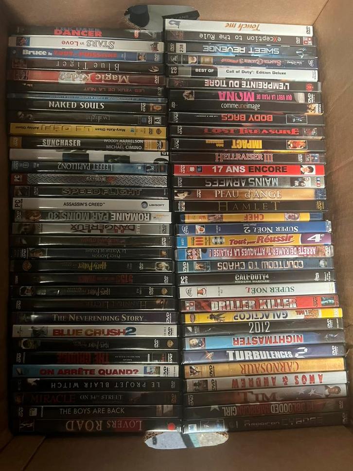 Verkoop van dvd's in lot of eenheid, Cd's en Dvd's, Dvd's | Overige Dvd's, Zo goed als nieuw, Ophalen