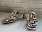 Ongedr Morobé sandaaltjes, zilverkleur, mt 40, Overige kleuren, Verzenden, Nieuw, Sandalen of Muiltjes