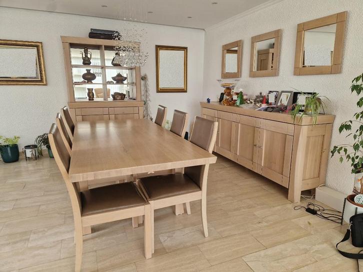 Superbe Salle à Manger Complète MINTJENS - Chêne Massif, Maison & Meubles, Salles à manger complètes, Comme neuf, 4 à 6 chaises