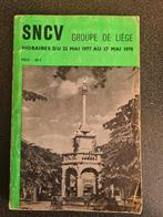 Indicateur horaire SNCV 1977-1978 groupe Liège, Envoi, Utilisé