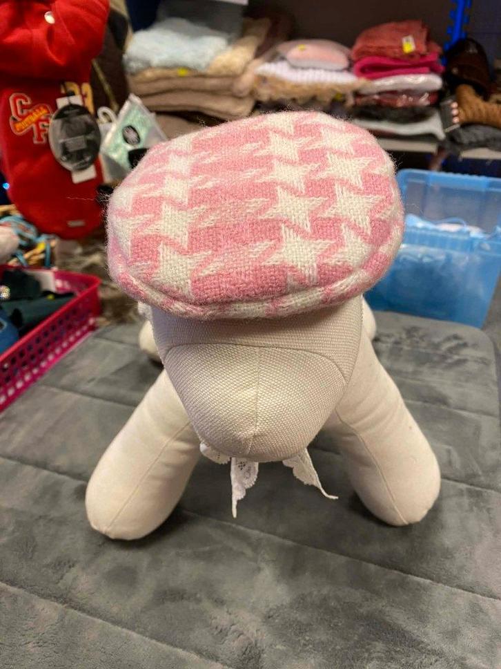 Super cute, girly petje van het merk Wooflink, Dieren en Toebehoren, Hondenkleding, Nieuw, Hondenpet, Ophalen of Verzenden