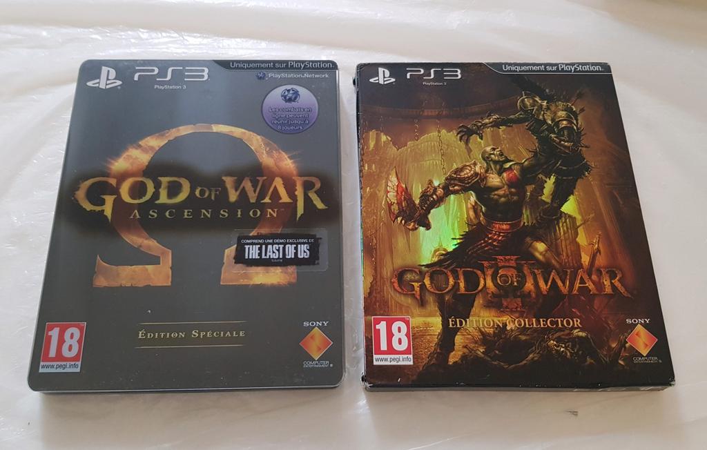 Lot 2 God of War Collector's Edition, Ophalen of Verzenden