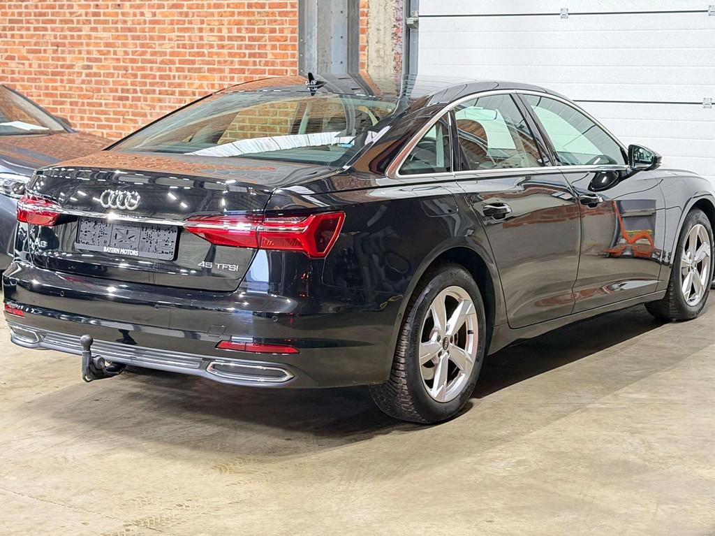 Audi A6 45 TFSI S tronic Trekhaak 28.000km Benzine 2023, Auto's, Audi, Automaat, 2240 kg, Gebruikt, Zwart