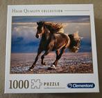 Puzzel Clementoni 1.000 st. “Free Horse”, Enlèvement ou Envoi, 500 à 1500 pièces, Comme neuf, Puzzle