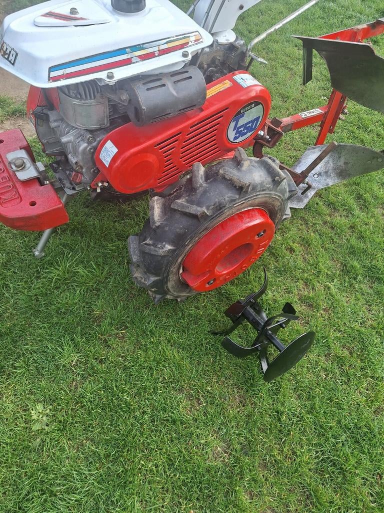 Motoculteur Kubota T550, Enlèvement