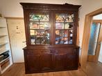 DOE EEN BOD! Prachtige 19e eeuwse Luikse vitrinekast in eik., Antiek en Kunst, Ophalen