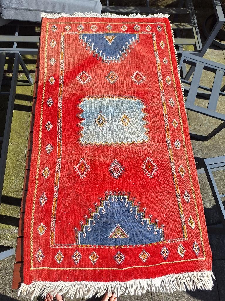 Tapijt met antislip ondertapijt 60x110, Maison & Meubles, Ameublement | Tapis & Moquettes, Utilisé, 50 à 100 cm, 100 à 150 cm