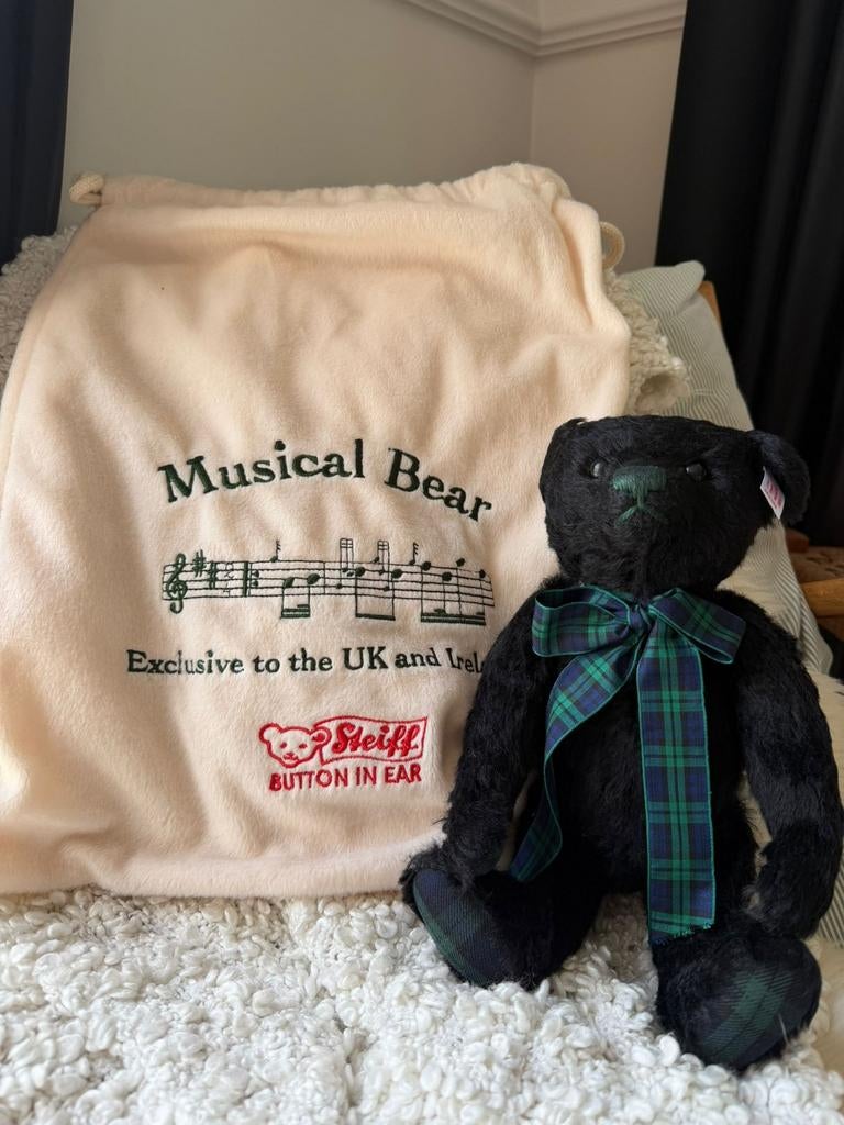 Steiff musical bear met werkende muziekdoos, Collections, Ours & Peluches, Enlèvement ou Envoi, Steiff