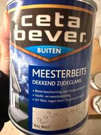 Cetabever dekkende beits ral 9002, grijswit 0,75liter, Ophalen of Verzenden, Nieuw, Materiaal
