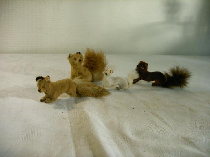 Vintage miniatuur diertjes van Wagner, Verzamelen, Poppetjes en Figuurtjes, Gebruikt, Ophalen of Verzenden