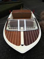 Speedboot mahoniehout v6 schuurvondst, Watersport en Boten, Ophalen, Gebruikt, Binnenboordmotor, 200 pk of meer