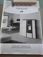 pelletkachel superior lia, Ophalen, Gebruikt, Pelletkachel, Vrijstaand
