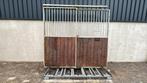 Voorwand met schuifdeur | 2420 x 2300 mm | Gebruikt, Pâturage, 4 chevaux ou poneys ou plus