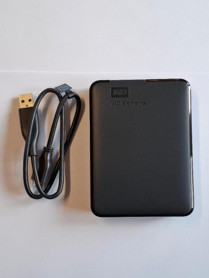 WD Elements externe harde schijf van 4 TB, Computers en Software, Harde schijven, Zo goed als nieuw, Extern, HDD, USB, Verzenden