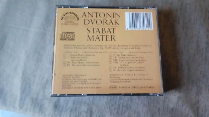 CD. Dvorak Stabat Mater., CD & DVD, CD | Classique, Comme neuf, Enlèvement