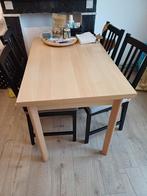 table et chaises, 100 à 150 cm, Quatre personnes, Enlèvement, Utilisé