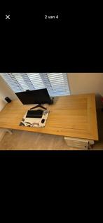 Landelijke eiken eettafel te Malle, Huis en Inrichting, Tafels | Eettafels, Ophalen, 100 tot 150 cm, 200 cm of meer, Vijf personen of meer