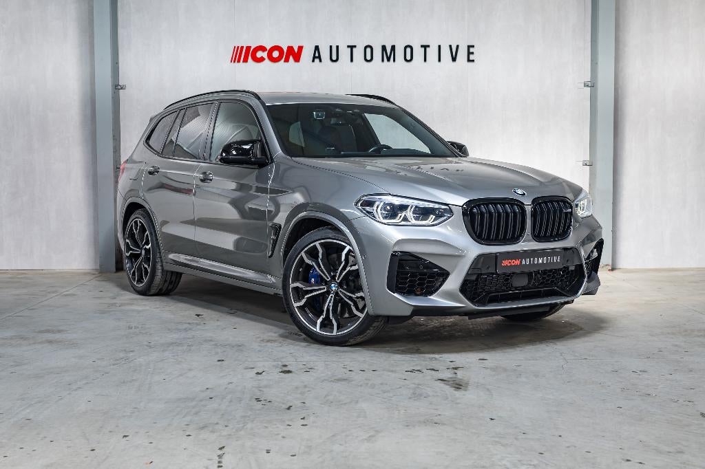 BMW X3 M COMPETITION | LICHTE VRACHT | HUD | COGNAC INTERIOR, Cuir, Argent ou Gris, Achat, 375 kW