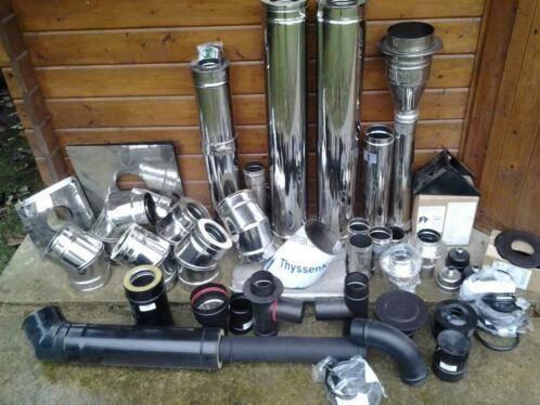 Tuyaux inox gaines supports, Bricolage & Construction, Tuyaux & Évacuations, Neuf, Buse droite, Inox, 6 mètres ou plus, Enlèvement