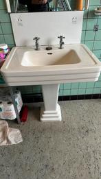 Art déco klassieke wastafel / lavabo op zuil, Ophalen, Zo goed als nieuw