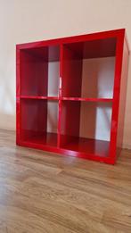 Kallax 4 glanzende rode dozen, Ophalen