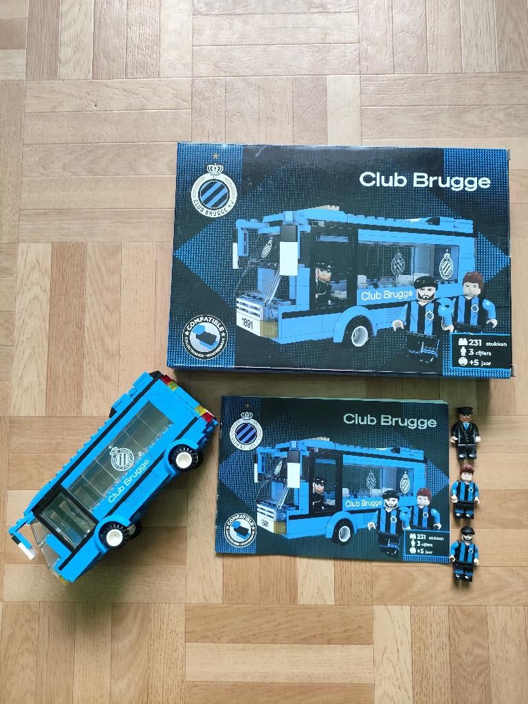 Club Brugge bus bouwset, Kinderen en Baby's, Ophalen of Verzenden, Zo goed als nieuw