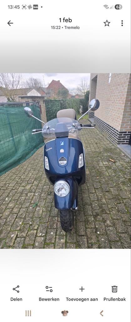 Vespa GTV 125, Enlèvement