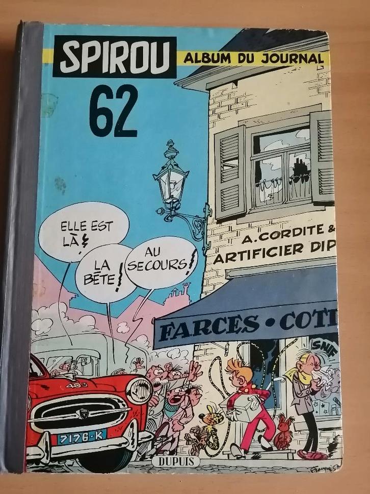 Album du Journal Spirou – 62 – 20e année – E.O.1957, Livres, BD, Enlèvement ou Envoi