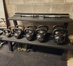 Kettlebells set + storage rack, Sport en Fitness, Ophalen